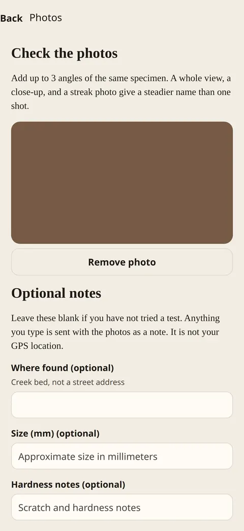Cleavemark photo notes on iPhone